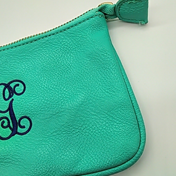 Monogram wristlet "G" teal - Picture 4 of 7